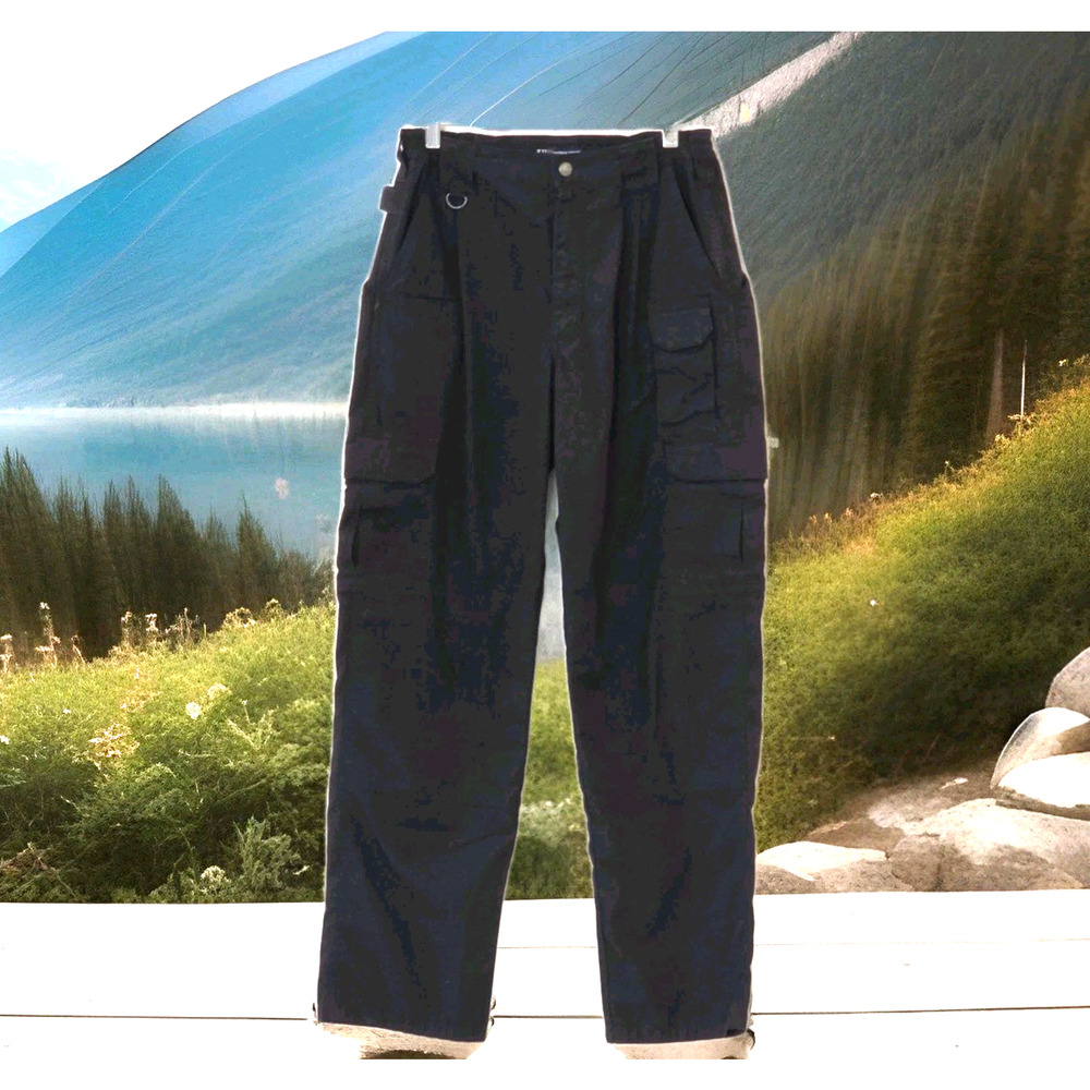 5.11 Tactical Series Pants Men’s 32x32 Black Utility Hiking Cargo Pocket Ripstop